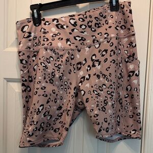 Leopard Print Women's Shorts